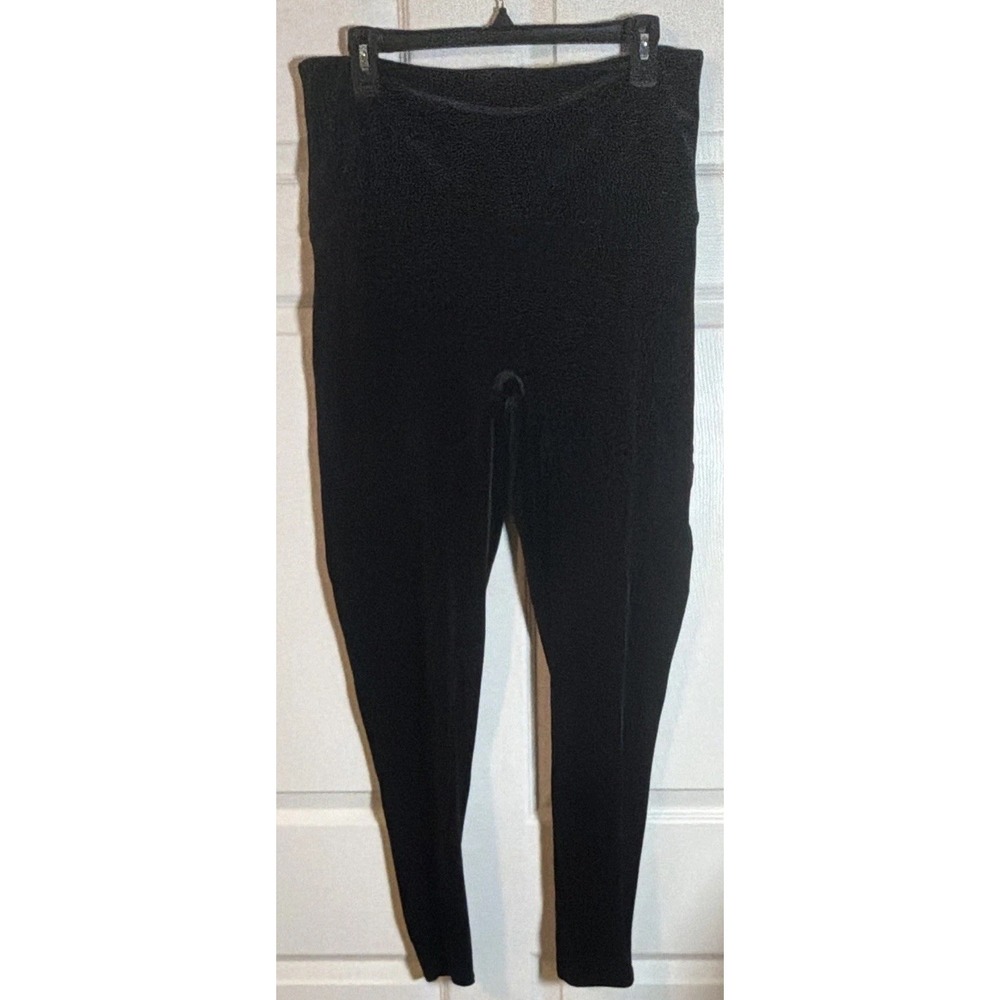 Spanx Women's Size 2XL Black Velvet Leggings